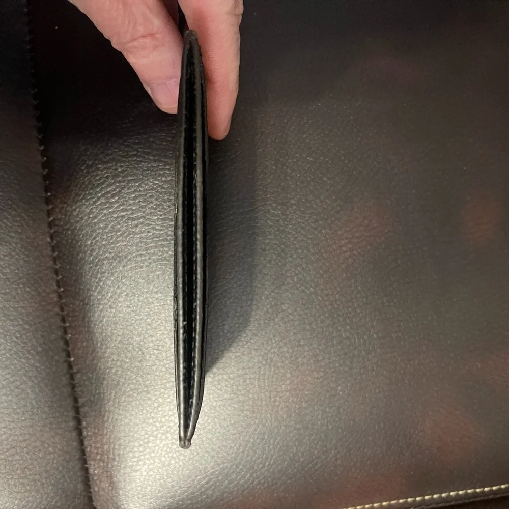 Louis Vuitton Brown and Tan Monogram Card Case - Picture 2 of 6